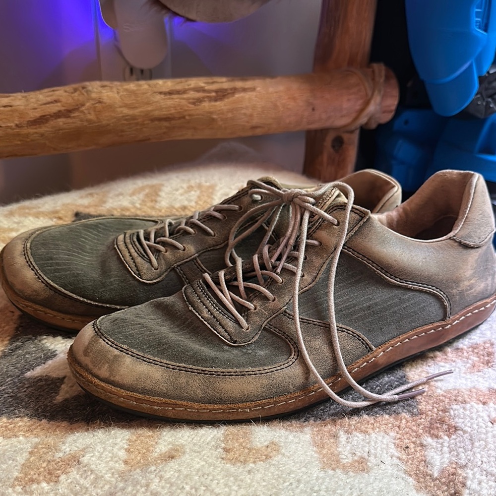 J. Leather shoes